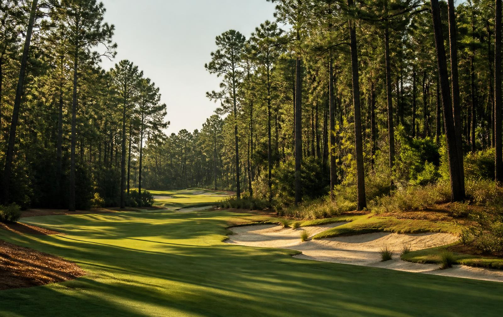 Rolling Florida course through tall pines